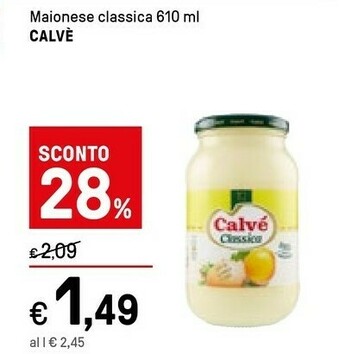 Iper La Grande Calvè Maionese Classica offerta