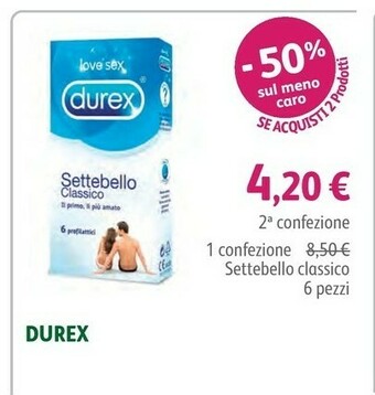 Durex Settebello Classico 6 Pezzi