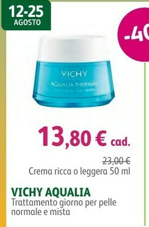 Lloyds Farmacia Vichy Aqualia Crema Ricca offerta