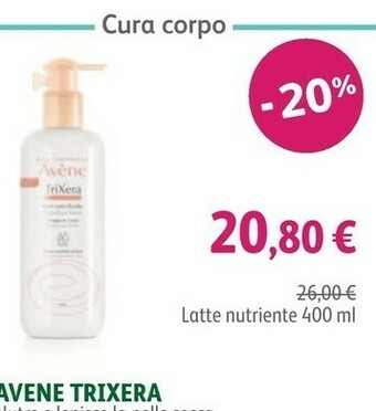 Lloyds Farmacia Avene Trixera Latte Nutriente 400ml offerta