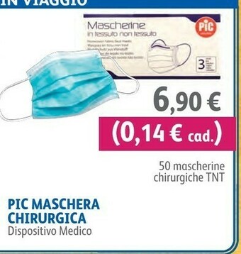 Lloyds Farmacia Pic Maschera Chirurgica 50 Mascherine Chirurgiche TNT offerta