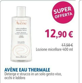 Lloyds Farmacia Avène Eau Thermale Lozione Micellare 400 Ml offerta