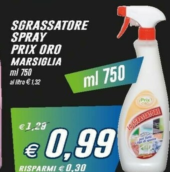 Prix Sgrassatore Spray Marsiglia