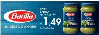Bennet Barilla Pesto Alla Genovese 190 G offerta