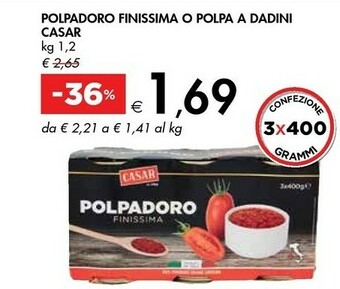 Casar Polpadoro Finissima 1200 G(ml)