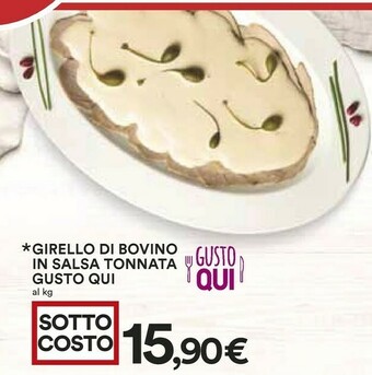 Coop Gusto Qui Girello Di Bovino In Salsa Tonnata offerta