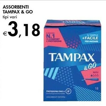 Bennet Tampax & Go Assorbenti offerta