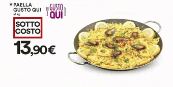Coop Gusto Qui Paella offerta