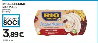 Coop Rio Mare Insalatissime Messicana E Tonno 160 G(ml) offerta