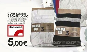 Coop Confezione 3 Boxer Uomo offerta