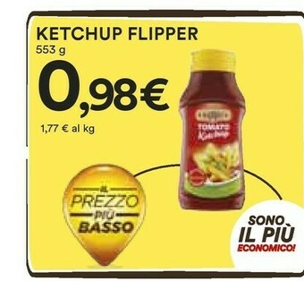 Coop Flipper Ketchup 553g offerta
