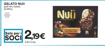 Coop Nuii Cioccolato Fondente E Mirtilli Dei Paesi Nordici 264 G(ml) offerta