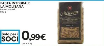 Coop La Molisana Pasta Integrale Formati Normali offerta