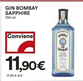 Coop Bombay Sapphire London Dry Gin 700 G(ml) offerta