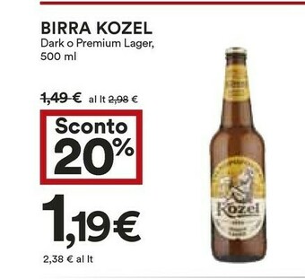 Kozel Birra 500 Ml