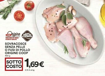 Coop Coop Sovracosce Senza Pelle O Fusi Di Pollo offerta