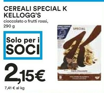 Kelloggs Cereali Special K Cioccolato