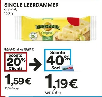 Coop Leerdammer Original 150 G(ml) offerta