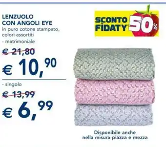 Esselunga Lenzuolo Con Angoli Eye offerta