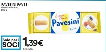 Coop Pavesi Ni Al Cacao 200 G(ml) offerta