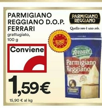Coop Ferrari - Parmigiano Reggiano Grattugiato Fresco 100 G(ml) offerta