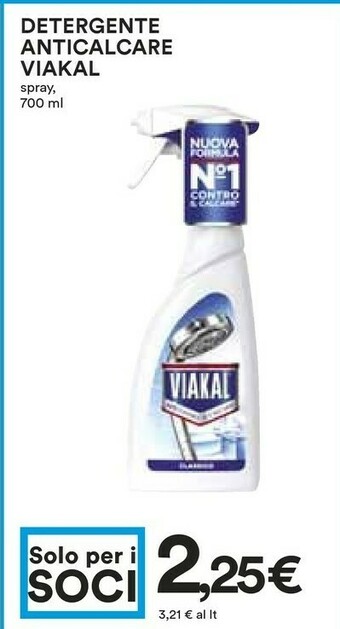 Coop Viakal Detergente Anticalcare offerta