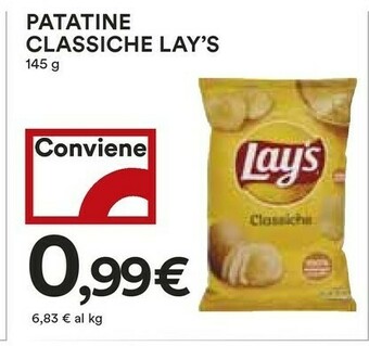 Coop Lay's - Patatine Classiche 145 g(ml) offerta