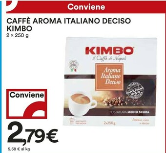Coop Kimbo Caffè Aroma Italiano Deciso offerta