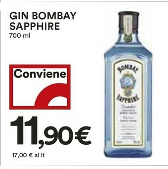 Coop Bombay Sapphire London Dry Gin 700 G(ml) offerta