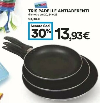 Coop Coop - Tris Padella Antiaderenti offerta