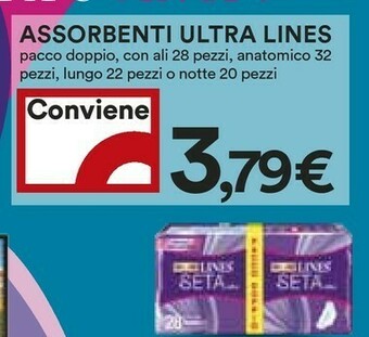 Coop Lines Seta Ultra Assorbenti offerta