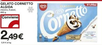 Coop Algida Gelato Cornetto Classico offerta