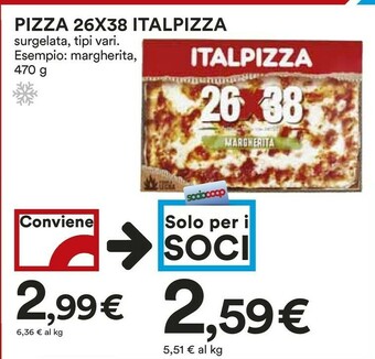Coop Italpizza Pizza Margherita offerta