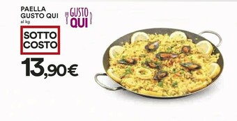 Coop Paella Gusto Qui offerta