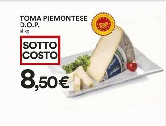 Coop Toma Piemontese DOP offerta