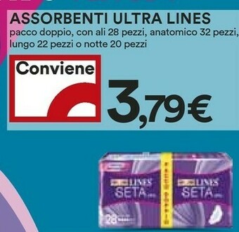 Coop Lines Assorbenti offerta