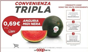 Coop Anguria Midi Nera offerta