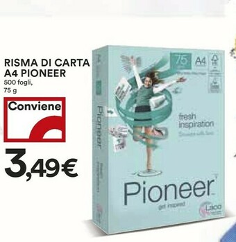 Coop Pioneer Risma Di Carta A4 offerta