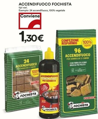 Coop Fochista Accendifuoco offerta