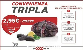 Coop Coop Cozze offerta