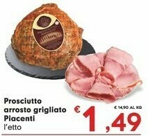 Despar Piacenti Prosciutto Arrosto Grigliato offerta