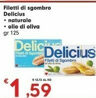Despar Delicius Filetti Di Sgombro Naturale offerta