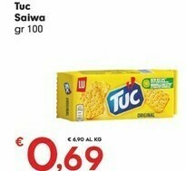 Despar Saiwa Tuc Cracker Classico offerta