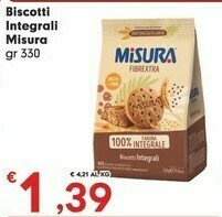 Despar Misura Biscotti Integrali offerta