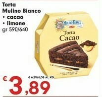 Despar Barilla Torta Mulino Bianco Cacao offerta