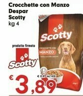 Despar Despar Crocchette Con Manzo Scotty offerta