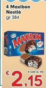 Despar Nestlè 4 Maxibon offerta