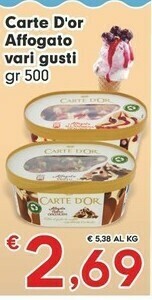 Despar Algida Carte D'Or Affogato Mirtillo 500 G(ml) offerta