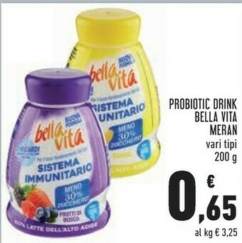 Conad Superstore Meran Probiotic Drink Bella Vita offerta
