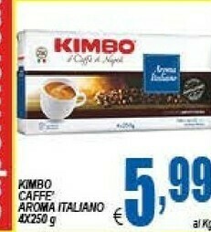 DEM Kimbo Caffè Macinato Fresco offerta